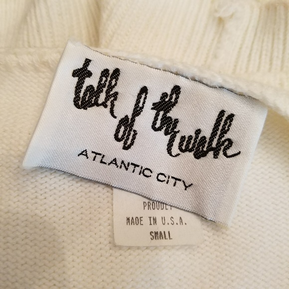 SOLD Vintage Womens Sleeveless Sweater Top White - Picture 6 of 6